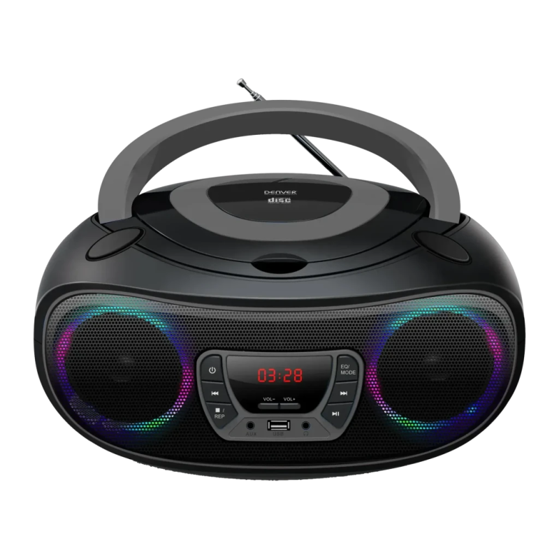 Lecteur CD portable Denver 4W Bluetooth Gris TCL-212BT