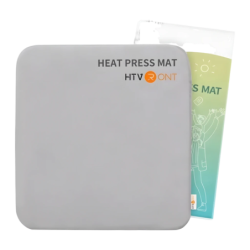 Tapis de repassage HTVRONT pour presse thermique 38,1 x 38,1 cm Gris