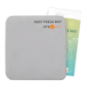 Tapis de repassage HTVRONT pour presse thermique 38,1 x 38,1 cm Gris