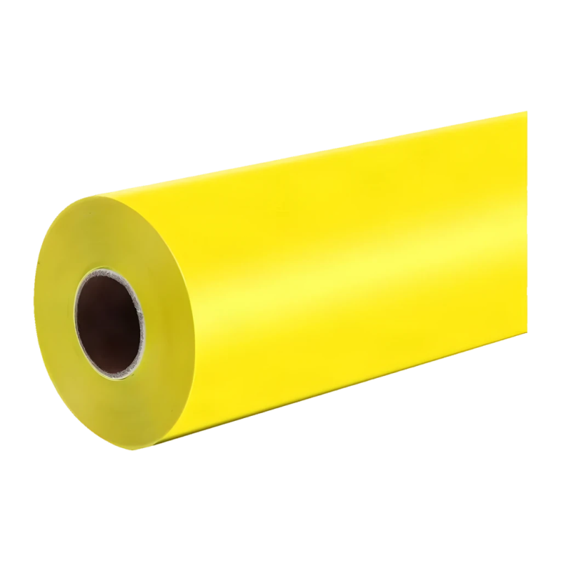 Vinyle adhésif HTVRONT mat permanent 30,5 x 180 cm Jaune citron