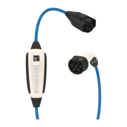 Chargeur Voiture Électrique NRGkick Mobile Wallbox 16A Pure Blanc 11kW Triphasé Type 2 5m