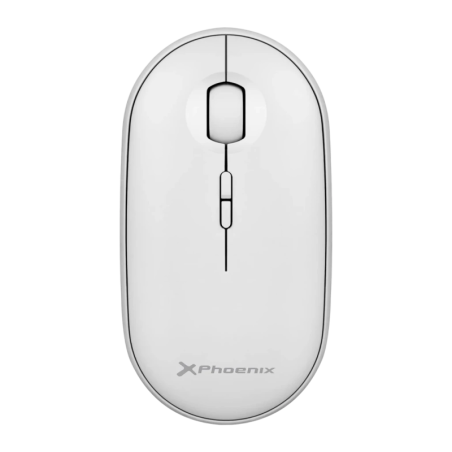 Souris sans fil Phoenix Technologies Rebble Blanc Silencieuse Ambidextre
