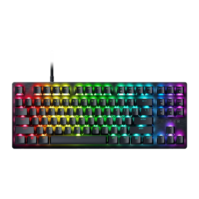 Clavier Gaming Razer Huntsman V3 X Tenkeyless Switch Optique Purple QWERTY Espagnol Noir