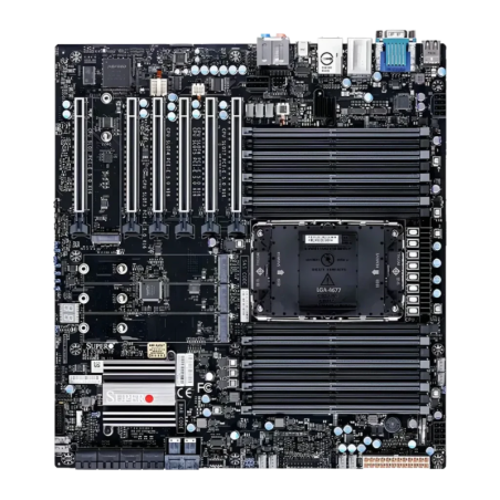Carte mère Supermicro X13SWA-TF Intel W790 LGA 4677 DDR5 E-ATX 10GbE Noir
