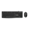 Combo Clavier et Souris Nilox Noir QWERTY Espagnol NXKME0012