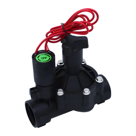 Électrovanne d'irrigation RainPoint DC 1 Pouce Noir EVD100