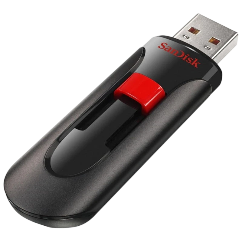 SanDisk Cruzer Glide 128GB Noir/Rouge USB 2.0 Pendrive