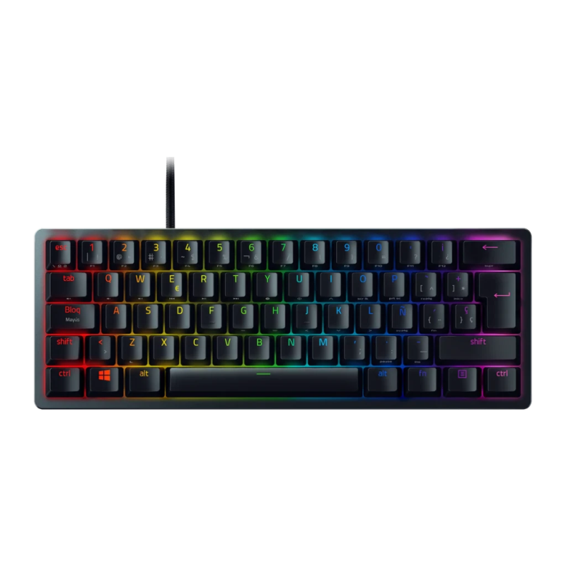 Clavier Gaming Razer Huntsman V3 Tenkeyless 8KHz Optique QWERTY Espagnol Noir