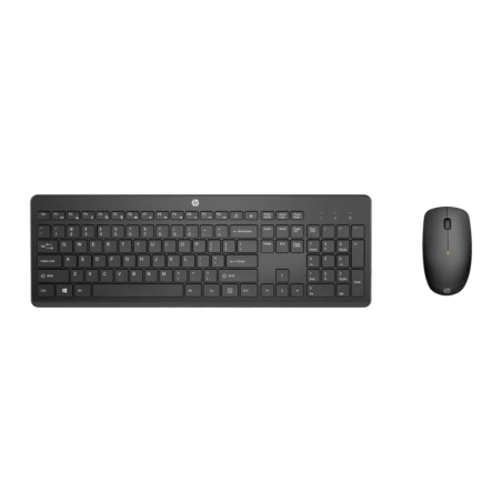 Combo Clavier et Souris HP 235 Wireless Noir Sans Fil QWERTY Espagnol