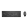 Combo Clavier et Souris HP 235 Wireless Noir Sans Fil QWERTY Espagnol