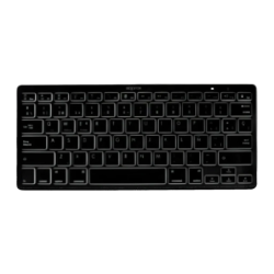 Clavier Approx APPKBBT02 Mini Noir Bluetooth 3.0 Espagnol QWERTY
