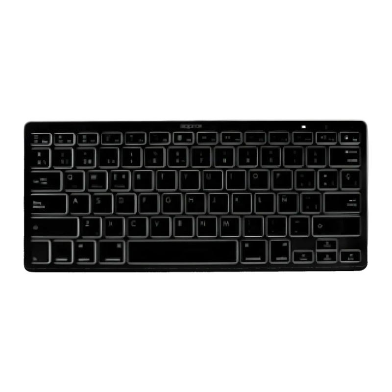 Clavier Approx APPKBBT02 Mini Noir Bluetooth 3.0 Espagnol QWERTY
