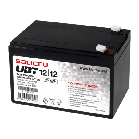 Batterie Salicru UBT 12/12 VRLA AGM 12V 12Ah Noir