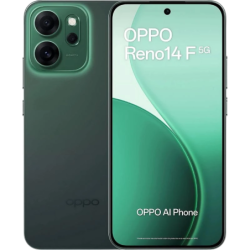 OPPO Reno14F 5G 12GB/256GB Vert 6,57 pouces AMOLED 50MP 6000mAh 45W NFC