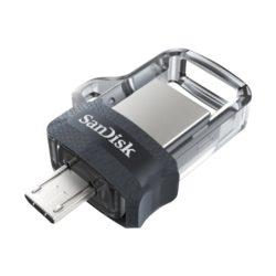 SanDisk Ultra Dual Drive m3.0 32GB Noir/Argent USB 3.2 150MB/s Pendrive