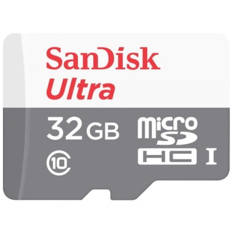 SanDisk Ultra 32GB Classe 10 Carte microSD + Adaptateur