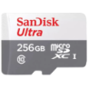 SanDisk Ultra 256GB 100MB/s Classe 10 Carte microSD + Adaptateur