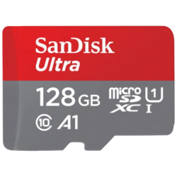 SanDisk Ultra 128GB 100MB/s Classe 10 Carte microSD + Adaptateur