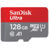 SanDisk Ultra 128GB 100MB/s Classe 10 Carte microSD + Adaptateur