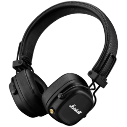 Marshall Major IV Noir Arceau Bluetooth 5.0 80h Casque sans fil