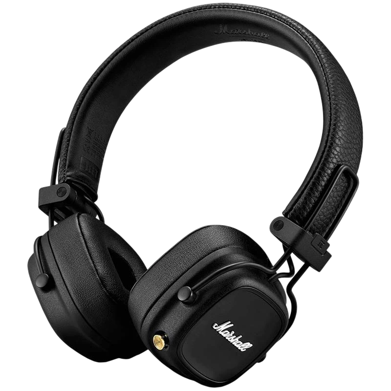 Marshall Major IV Noir Arceau Bluetooth 5.0 80h Casque sans fil