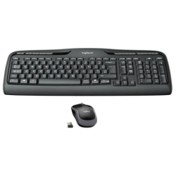 Logitech MK330 1000 DPI 2,4GHz espagnol Clavier à membrane et souris