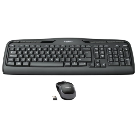 Logitech MK330 1000 DPI 2,4GHz espagnol Clavier à membrane et souris