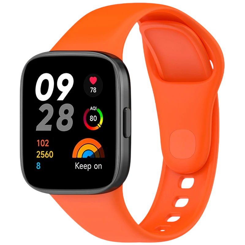 Bracelet en silicone Xiaomi Redmi Watch 3 Orange