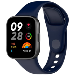 Bracelet en silicone Xiaomi Redmi Watch 3 Bleu foncé