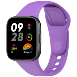 Bracelet en silicone Xiaomi Redmi Watch 3 Pourpre