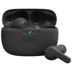 JBL Wave Beam Noir TWS Bluetooth 5.2 32h IP54 Écouteurs sans fil