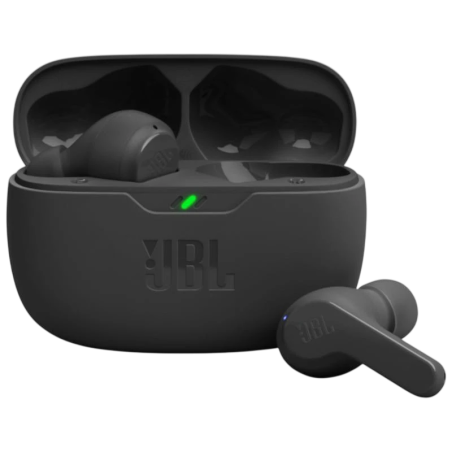 JBL Wave Beam Noir TWS Bluetooth 5.2 32h IP54 Écouteurs sans fil