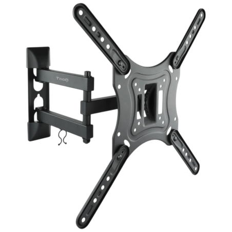 TooQ LP6055TN-B (3 pivots) pivotant et inclinable 23"- 55" VESA 400x400 mm Noir - Support moniteur/TV