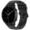 Bracelet en silicone Universal 22mm Noir pour para Smartwatch Xiaomi/Amazfit/Samsung/Huawei/Realme/Ticwatch