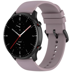 Bracelet en silicone Universal 22mm Pourpre pour Smartwatch Xiaomi/Amazfit/Samsung/Huawei/Realme/Ticwatch