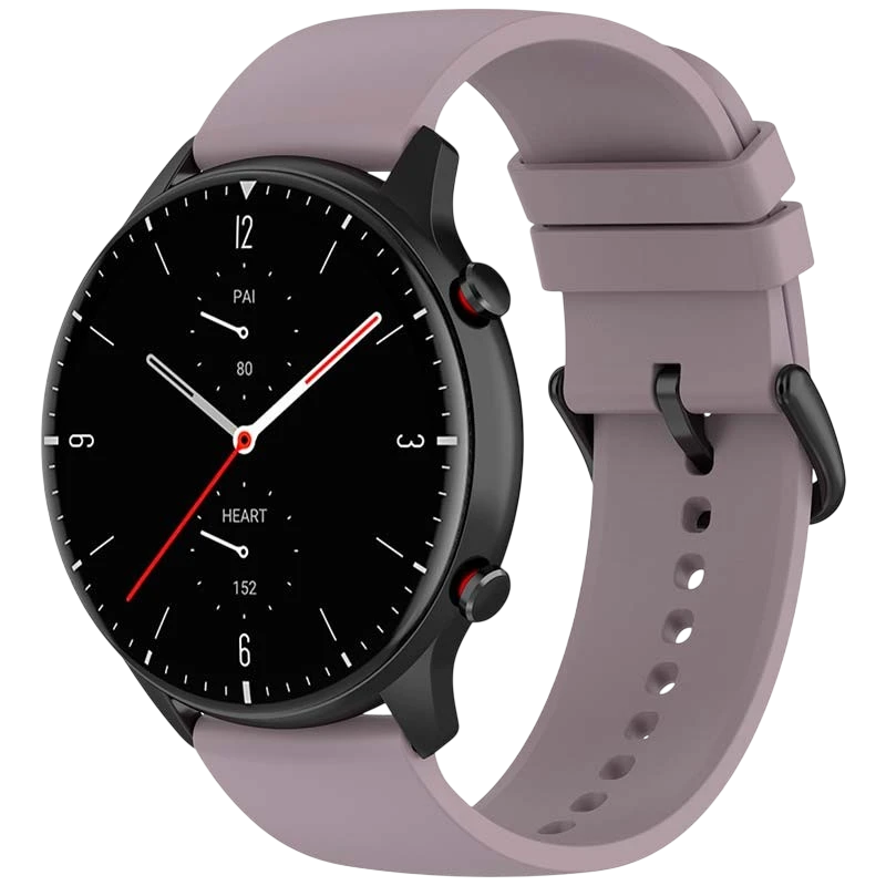Bracelet en silicone Universal 22mm Pourpre pour Smartwatch Xiaomi/Amazfit/Samsung/Huawei/Realme/Ticwatch