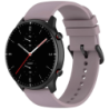 Bracelet en silicone Universal 22mm Pourpre pour Smartwatch Xiaomi/Amazfit/Samsung/Huawei/Realme/Ticwatch