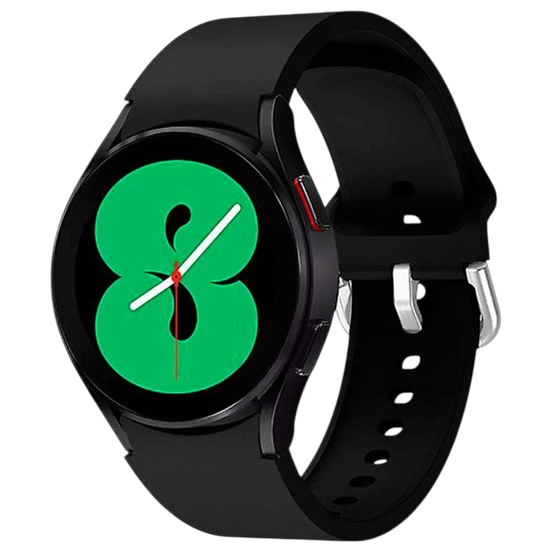 Bracelet en silicone Samsung Galaxy Watch 4/5/6 Noir