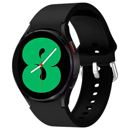 Bracelet en silicone Samsung Galaxy Watch 4/5/6 Noir