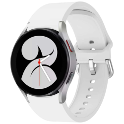 Bracelet en silicone Samsung Galaxy Watch 4/5/6 Blanc