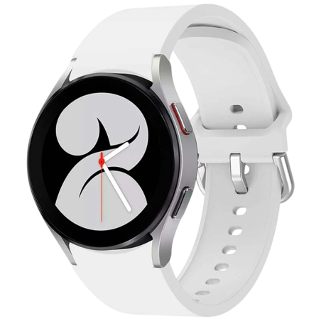 Bracelet en silicone Samsung Galaxy Watch 4/5/6 Blanc