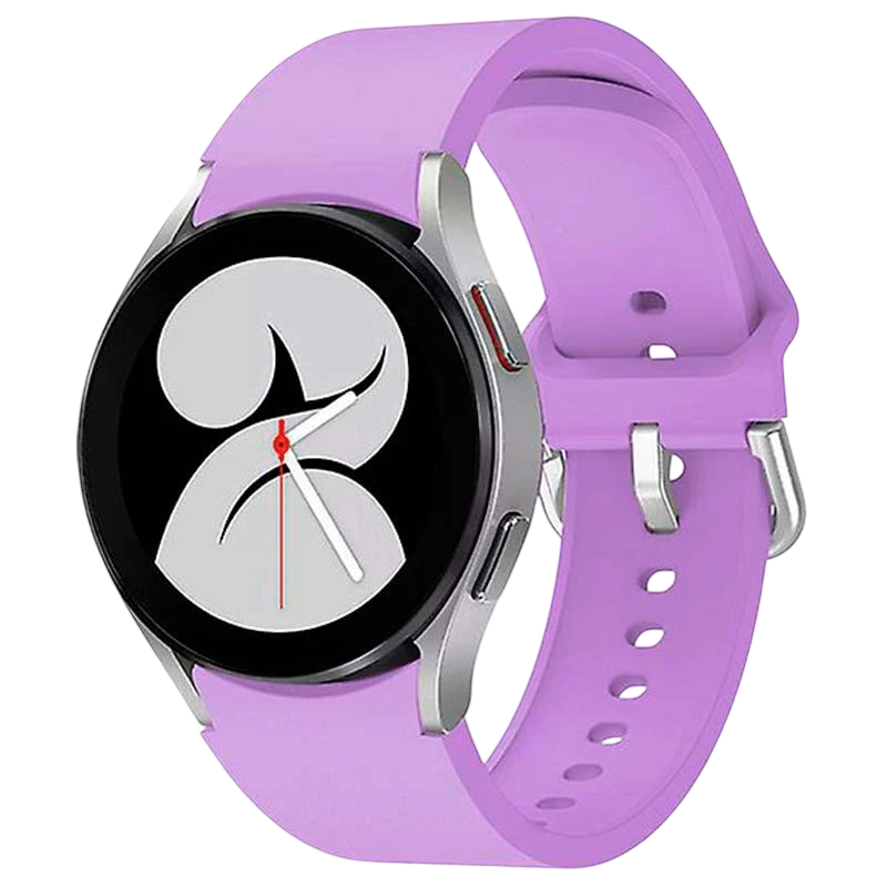 Bracelet en silicone Samsung Galaxy Watch 4/5/6 Pourpre