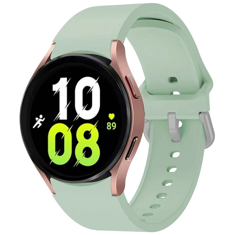 Bracelet en silicone Samsung Galaxy Watch 4/5/6 Vert Clair