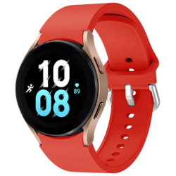 Bracelet en silicone Samsung Galaxy Watch 4/5/6 Rouge