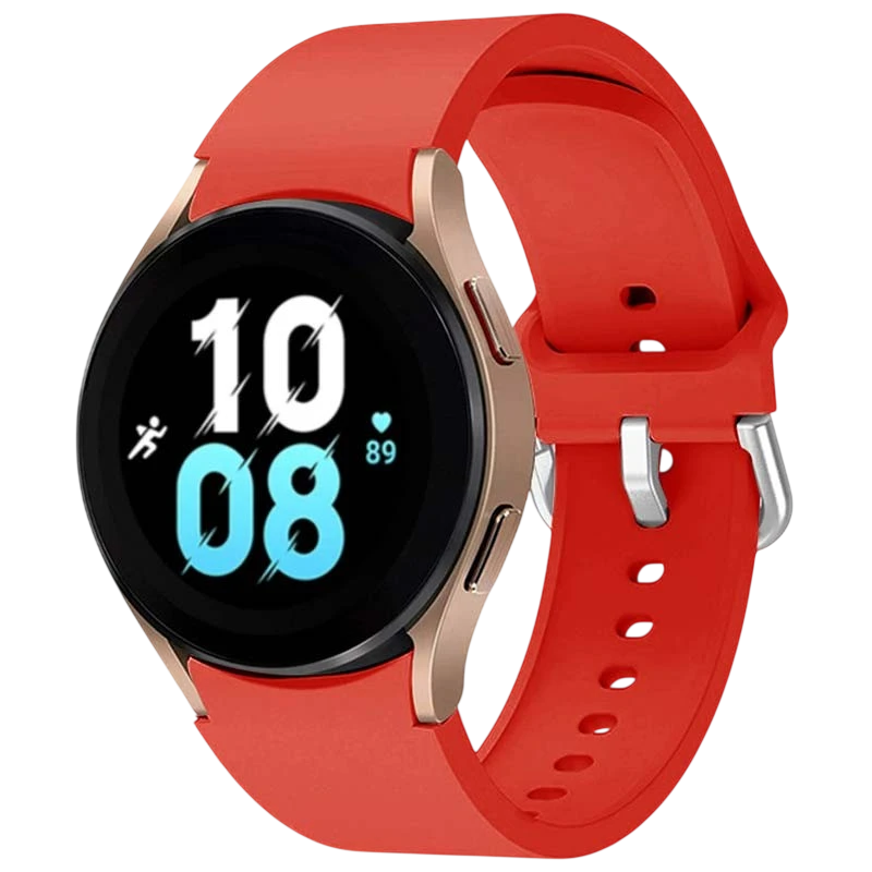 Bracelet en silicone Samsung Galaxy Watch 4/5/6 Rouge