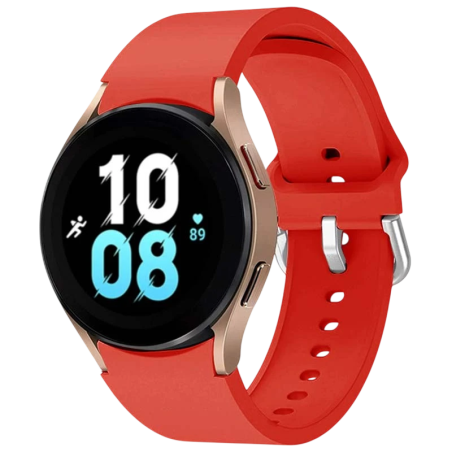 Bracelet en silicone Samsung Galaxy Watch 4/5/6 Rouge