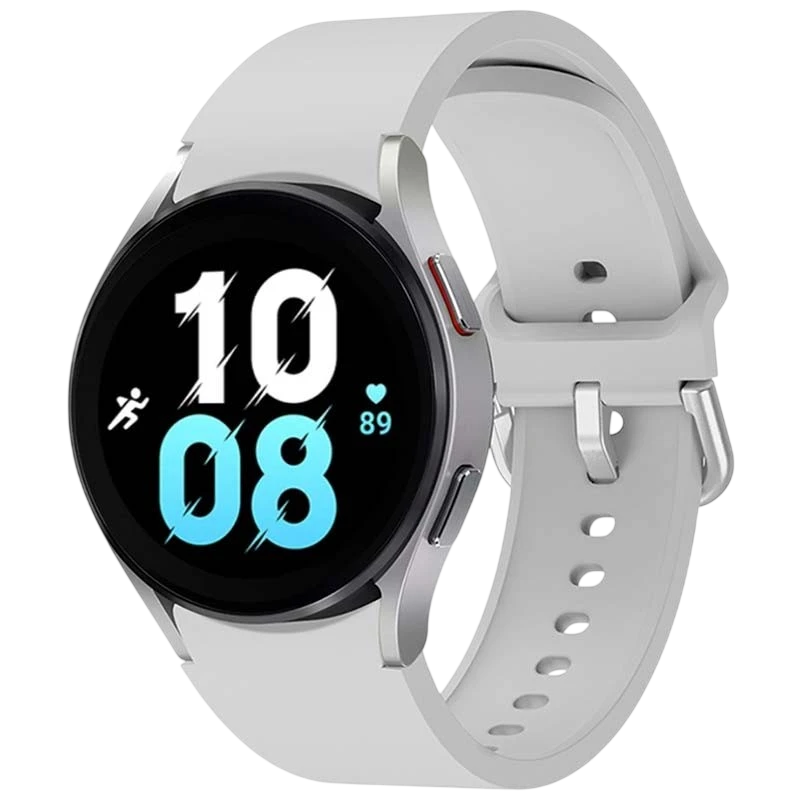 Bracelet en silicone Samsung Galaxy Watch 4/5/6 Gris Clair