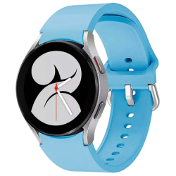 Bracelet en silicone Samsung Galaxy Watch 4/5/6 Bleu Clair