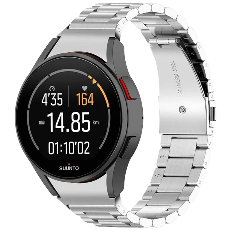 Bracelet Métal Maillons Samsung Galaxy Watch 4/5/6 Argentée