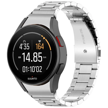 Bracelet Métal Maillons Samsung Galaxy Watch 4/5/6 Argentée